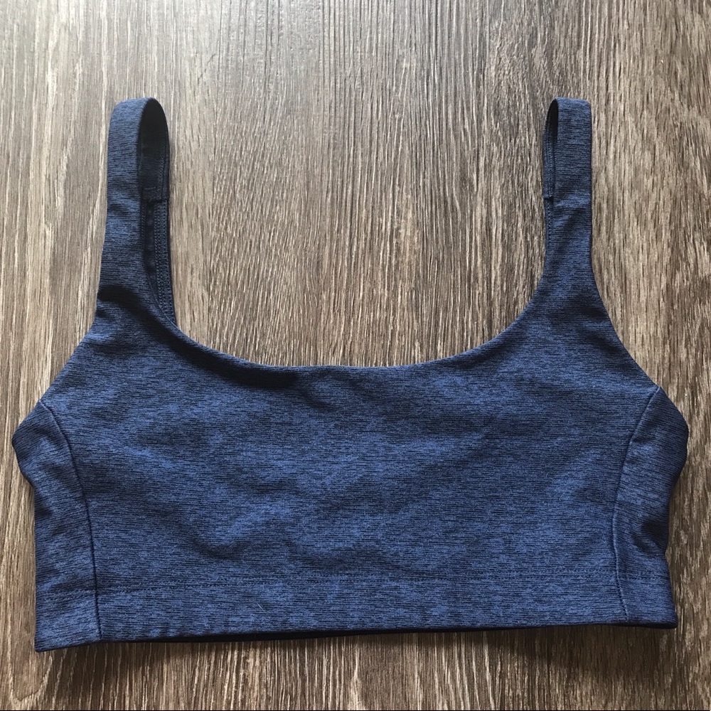 Outdoor Voices Double Time bra, Navy, Small